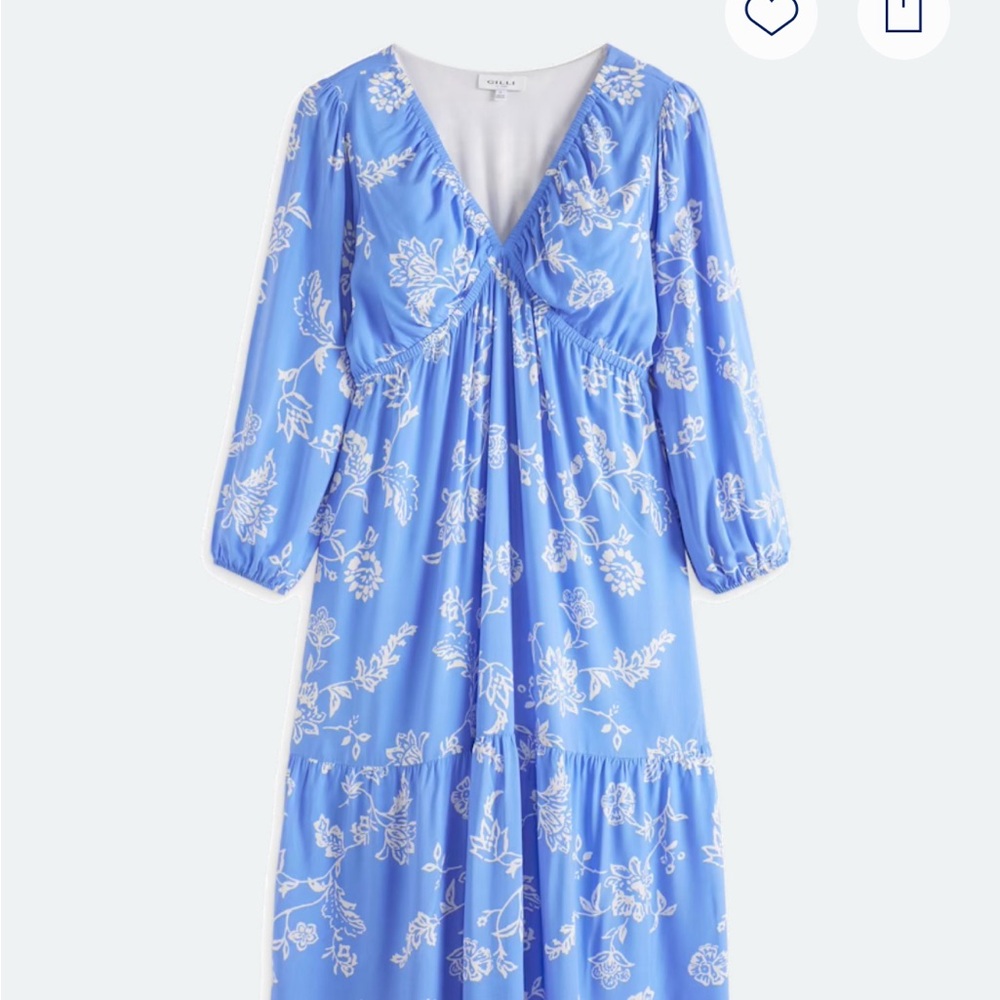 Gilli Long Sleeve Blue Floral Dress from Stitch Fix